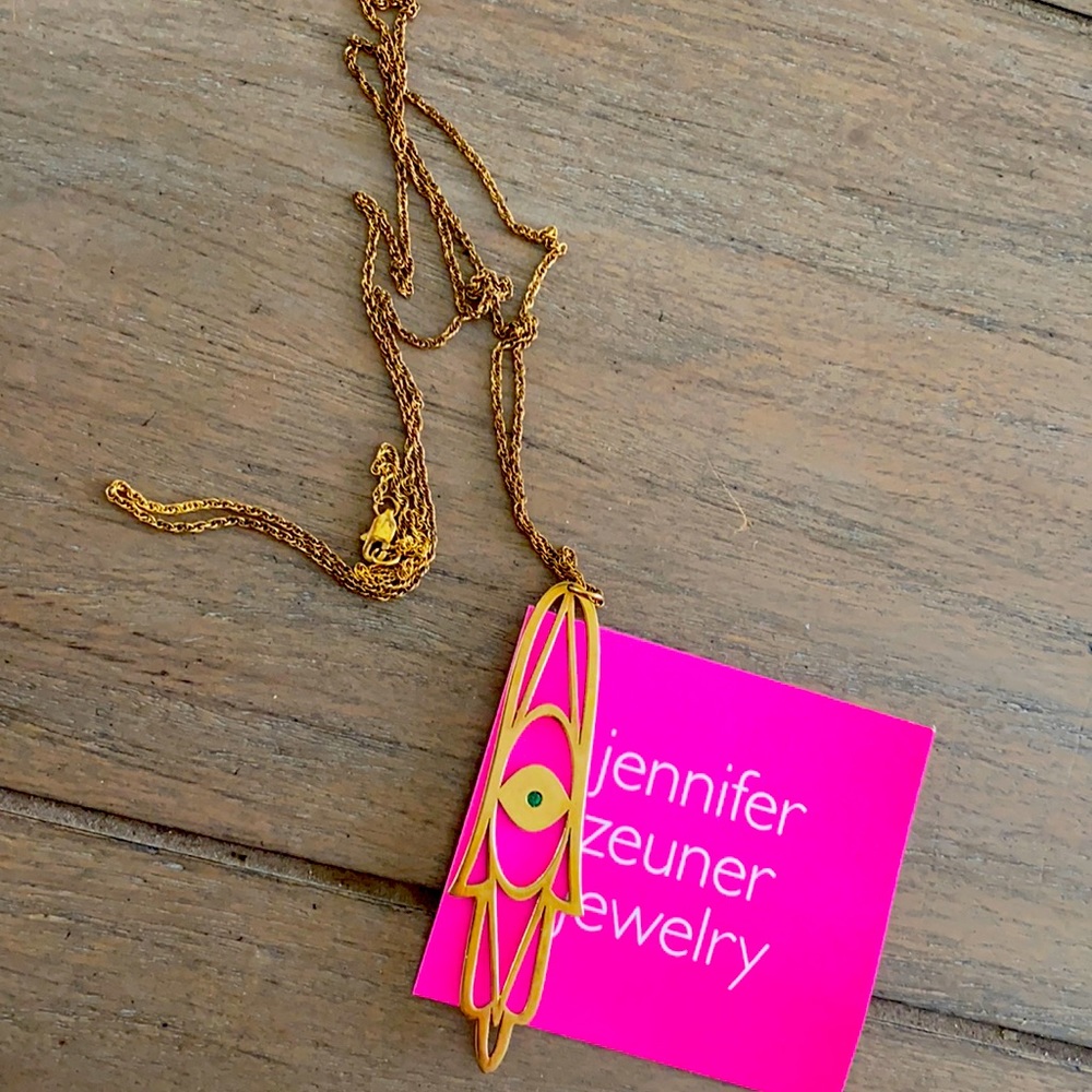 Jennifer zeuner hamsa necklace